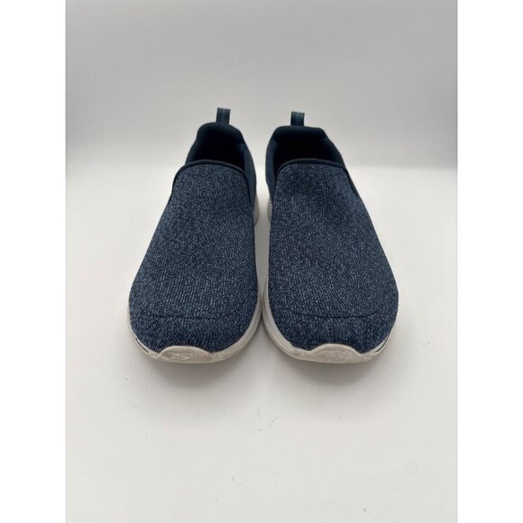 Skechers Womens Slip-On Walking Shoes Size 7 Navy Blue - Picture 2 of 6